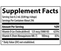Trace Minerals - Ionic D3 + K2