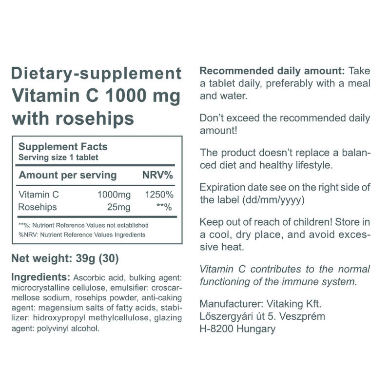 Vitaking - Vitamin C With Rosehip