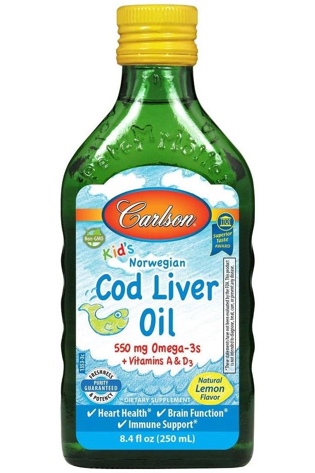 Carlson Labs - Kid's Cod Liver Oil - Nutri.se