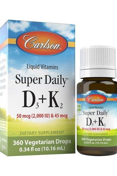 Carlson Labs - Kid's Super Daily D3 + K2 - Nutri.se