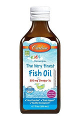 Carlson Labs Kid's The Very Finest Fish Oil, 800 mg omega-3, supports heart, brain, and eye health, 6.7 fl oz.