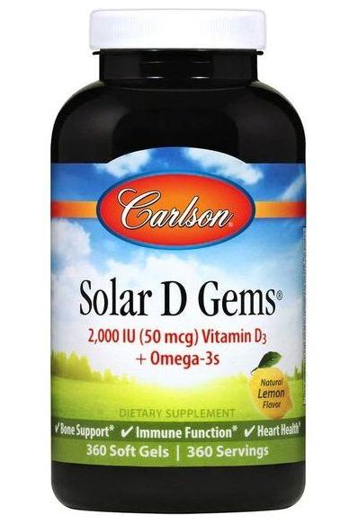 Carlson Labs - Solar D Gems - Nutri.se
