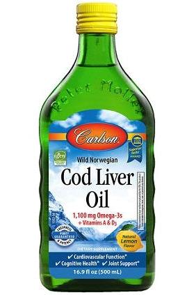 Carlson Labs - Wild Norwegian Cod Liver Oil - Nutri.se
