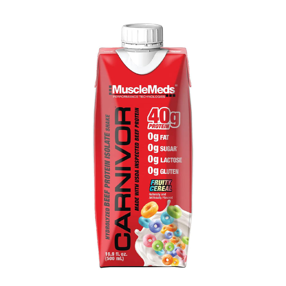 MuscleMeds Carnivor RTD servering presenterad