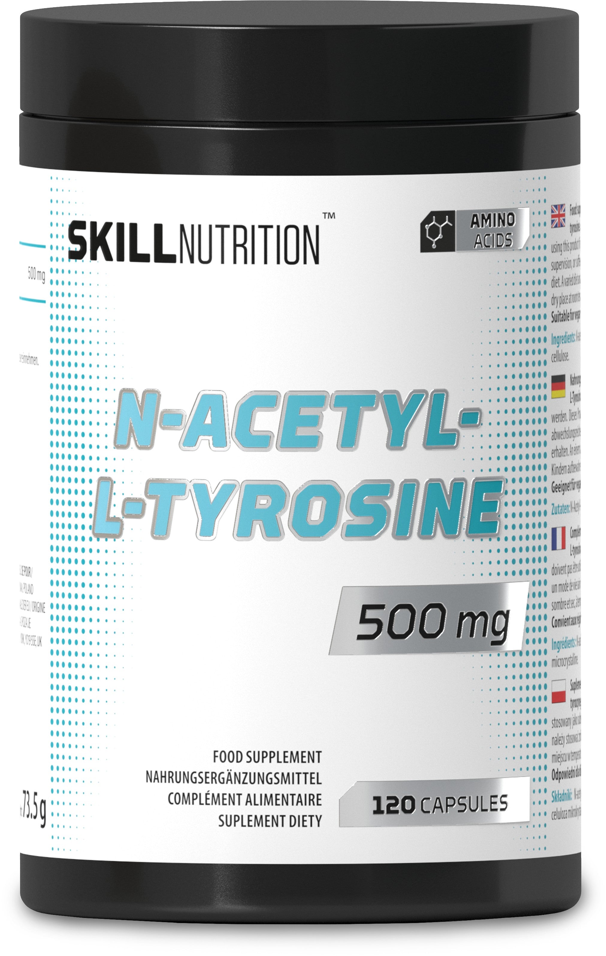 Skill Nutrition - N-Acetyl-L-Tyrosine - 120 Capsules