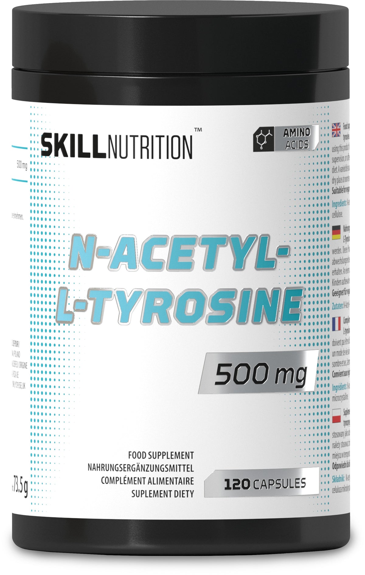 Skill Nutrition - N-Acetyl-L-Tyrosine - 120 Capsules