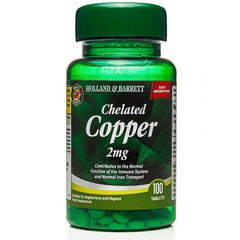 Holland & Barrett - Chelated Copper - Mineralsk Tilskud
