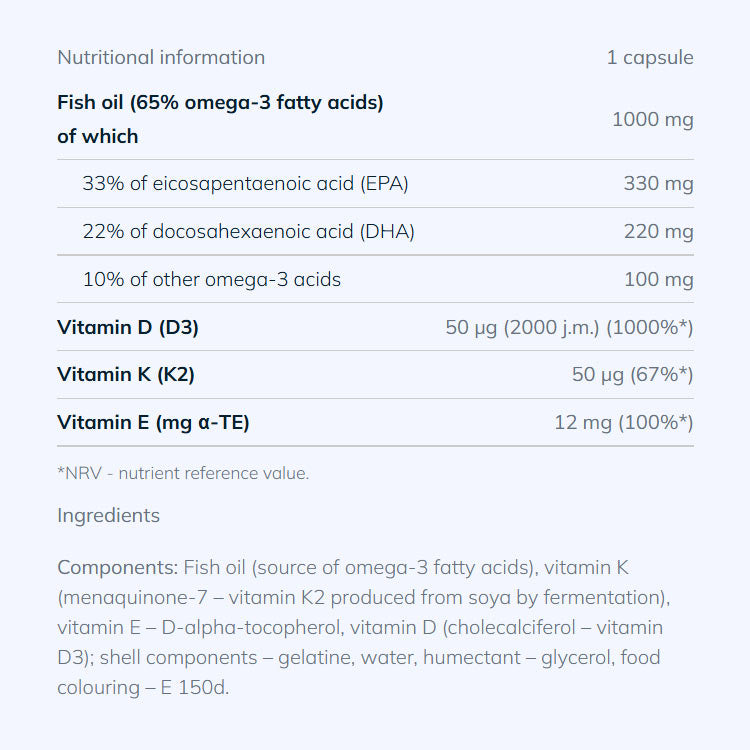 Olimp Labs - Gold Omega 3 D3+K2