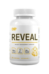 CNP Reveal weight management capsules bottle, featuring 60 capsules for effective weight loss support.