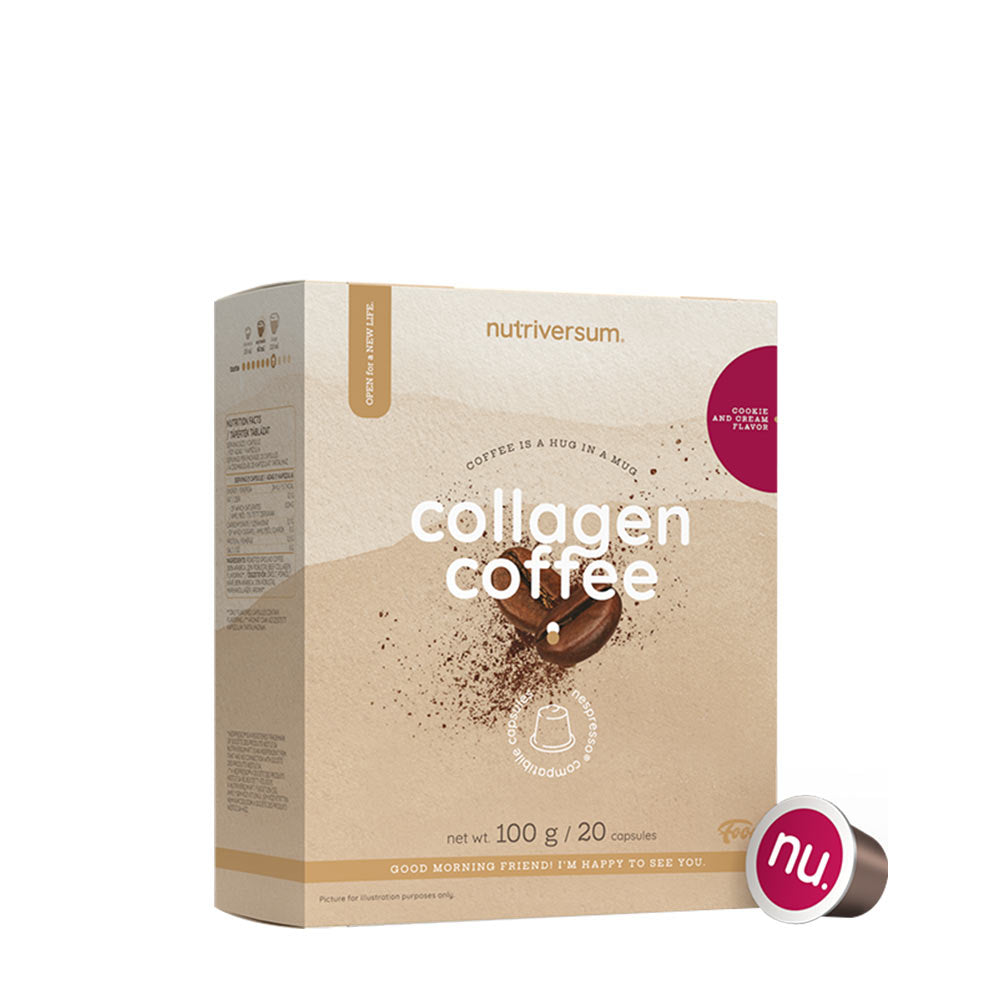 Nutriversum Collagen Coffee baksida näringsfakta