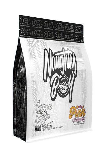 Naughty Boy Cream of The Crop packaging featuring bold branding and product description.