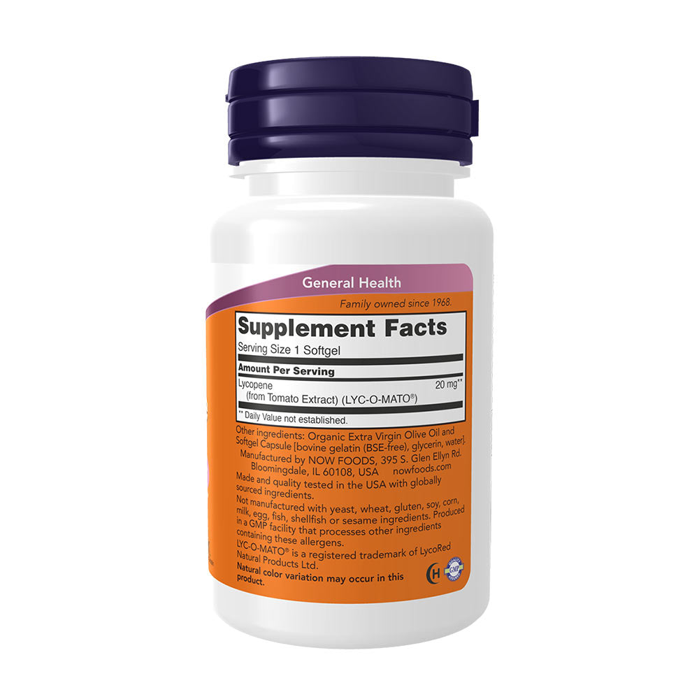 NOW Foods - Lycopeeni - Antioksidanttituki