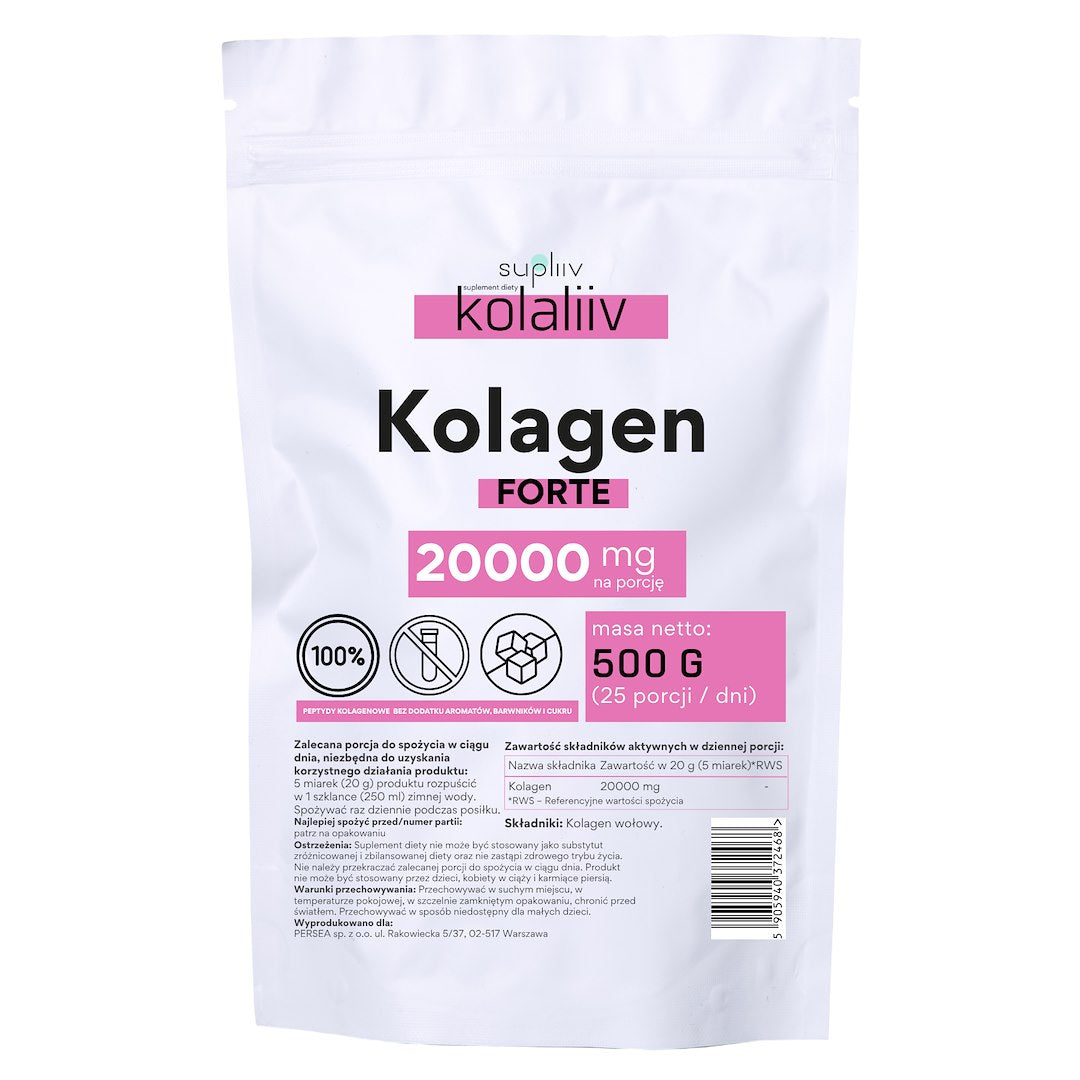Supliiv - Beef Collagen Forte 20000mg - 500g