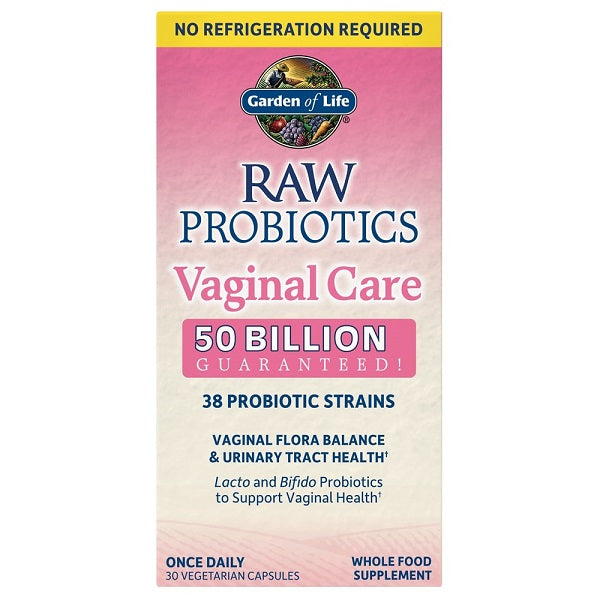 Garden Of Life - Raw Probiotics Vaginal Care - 30 Vcaps