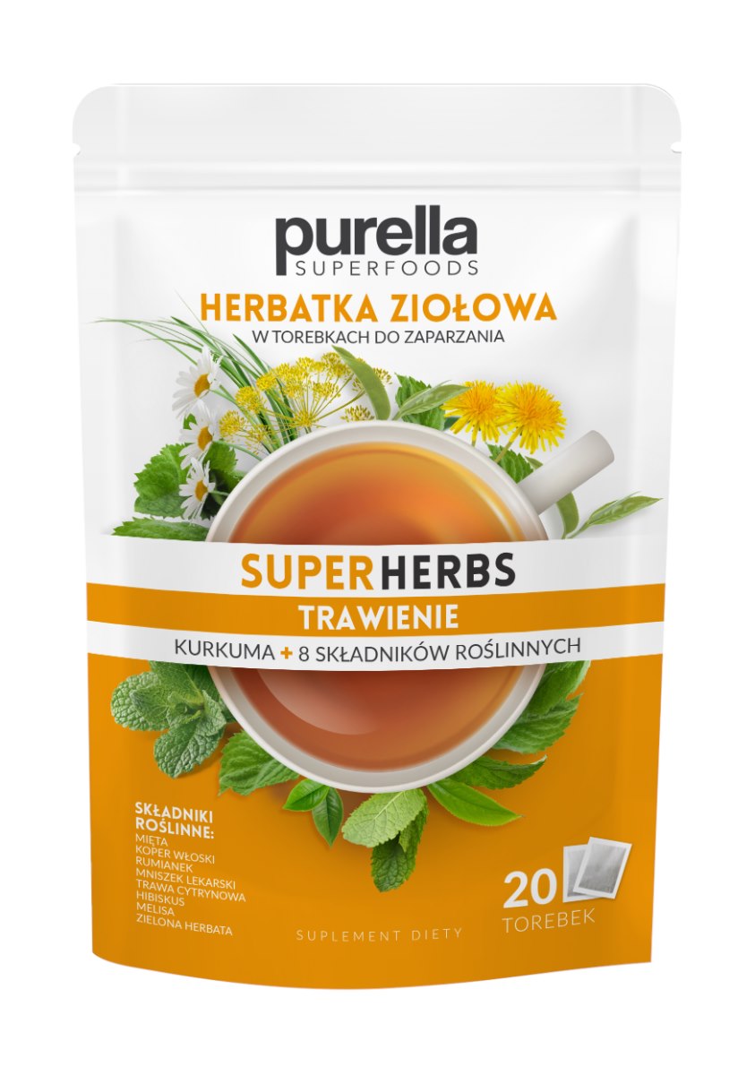 Purella - Super Herbs Digestion Herbal Tea