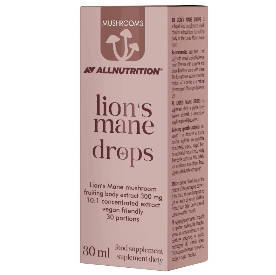 Allnutrition - Lion'S Mane Mushroom Drops - 30ml