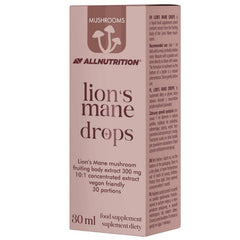 Allnutrition - Lion'S Mane Mushroom Drops - 30ml