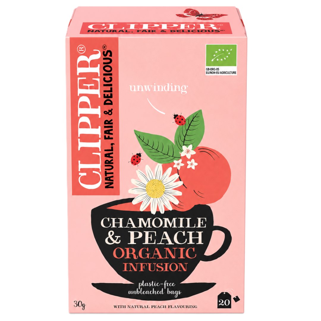 CLIPPER - Organic Chamomile & Peach