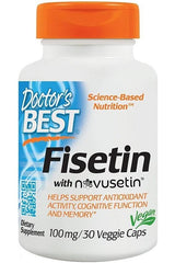 Doctor's Best - Fisetin with Novusetin, 100mg - 30 vcaps - Nutri.se