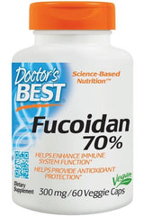 Doctor's Best - Fucoidan 70%, 300mg - 60 vcaps - Nutri.se