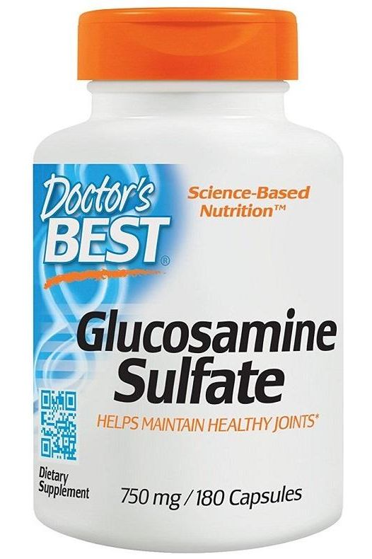 Doctor's Best - Glucosamine Sulfate, 750mg - 180 caps - Nutri.se