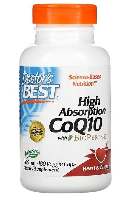 Doctor's Best - High Absorption CoQ10 with BioPerine - Nutri.se