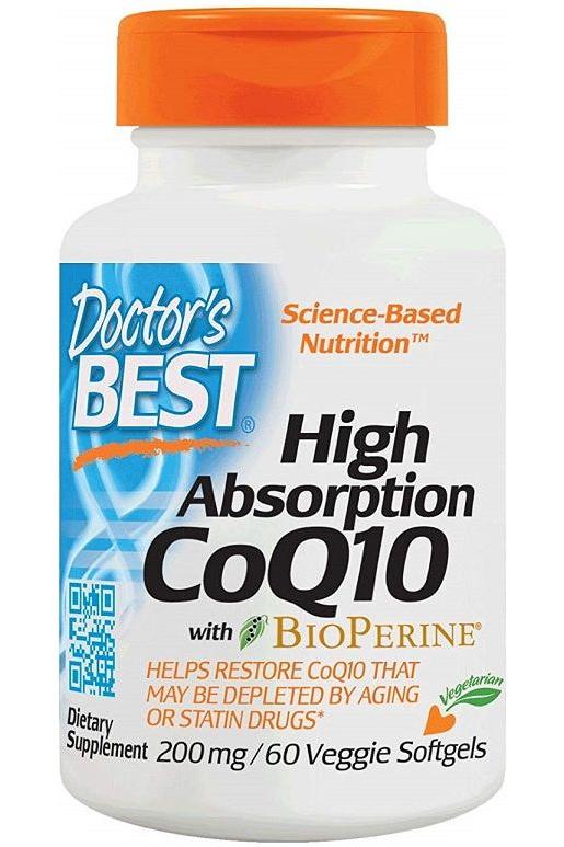 Doctor's Best - High Absorption CoQ10 with BioPerine - Nutri.se
