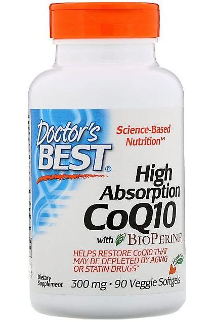 Doctor's Best - High Absorption CoQ10 with BioPerine - Nutri.se