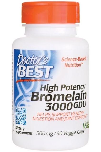 Doctor's Best - High Potency Bromelain 3000 GDU, 500mg - 90 vcaps - Nutri.se