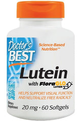 Doctor's Best - Lutein with FloraGLO, 20mg - 60 softgels - Nutri.se
