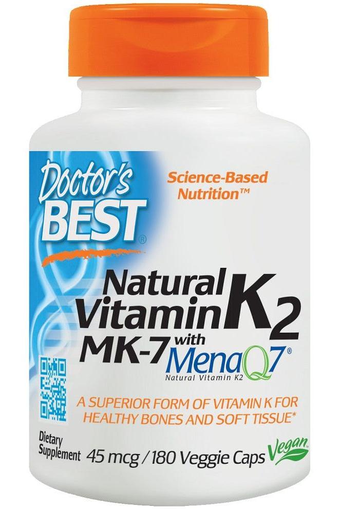 Doctor's Best - Natural Vitamin K2 MK7 with MenaQ7 - Nutri.se
