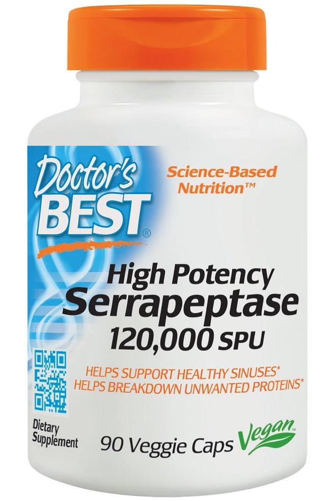 Doctor's Best - Serrapeptase - Nutri.se