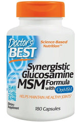 Doctor's Best - Synergistic Glucosamine MSM Formula with OptiMSM - 180 caps - Nutri.se