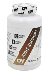DY Nutrition Joint Support supplement bottle, 90 tablets for joint health and immune system protection.