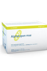Dr. Enzmann Mse AlphaLipon MSE supplement box containing 90 capsules with 200 mg alpha-lipoic acid.