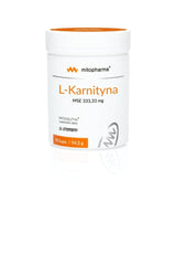 Dr. Enzmann Mse L-Carnitine supplement container with 90 capsules, 333.33 mg L-Carnitine per serving.
