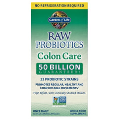 Garden Of Life - Raw Probiotics Colon Care - 30 Caps