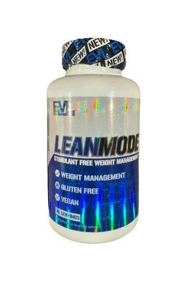 EVLution Nutrition LeanMode Caps - Stimulant-free weight management supplement, gluten-free and vegan-friendly.