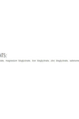 List of ingredients for Extrifit Chelate 6! Multimineral including magnesium, iron, zinc, and selenium.