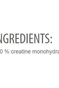 Ingredients list for Extrifit Creatine Germany: 100% creatine monohydrate for enhanced performance.