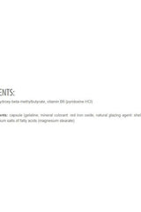 Ingredients list for Extrifit HMB Power capsules, including beta-hydroxy-beta-methylbutyrate and vitamin B6.