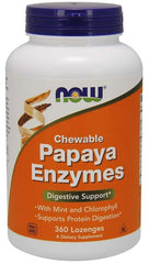 NOW Foods - Papaya Enzyme - Digestive Support