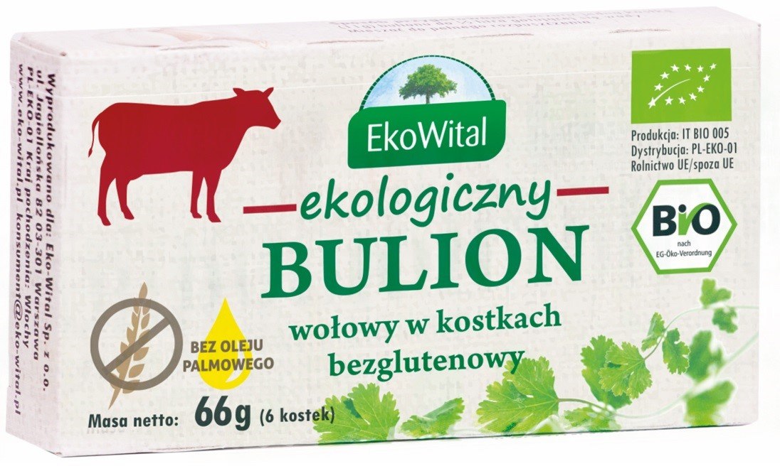 EKO WITAL - EkoWital - Oksekraftbouillonterninger