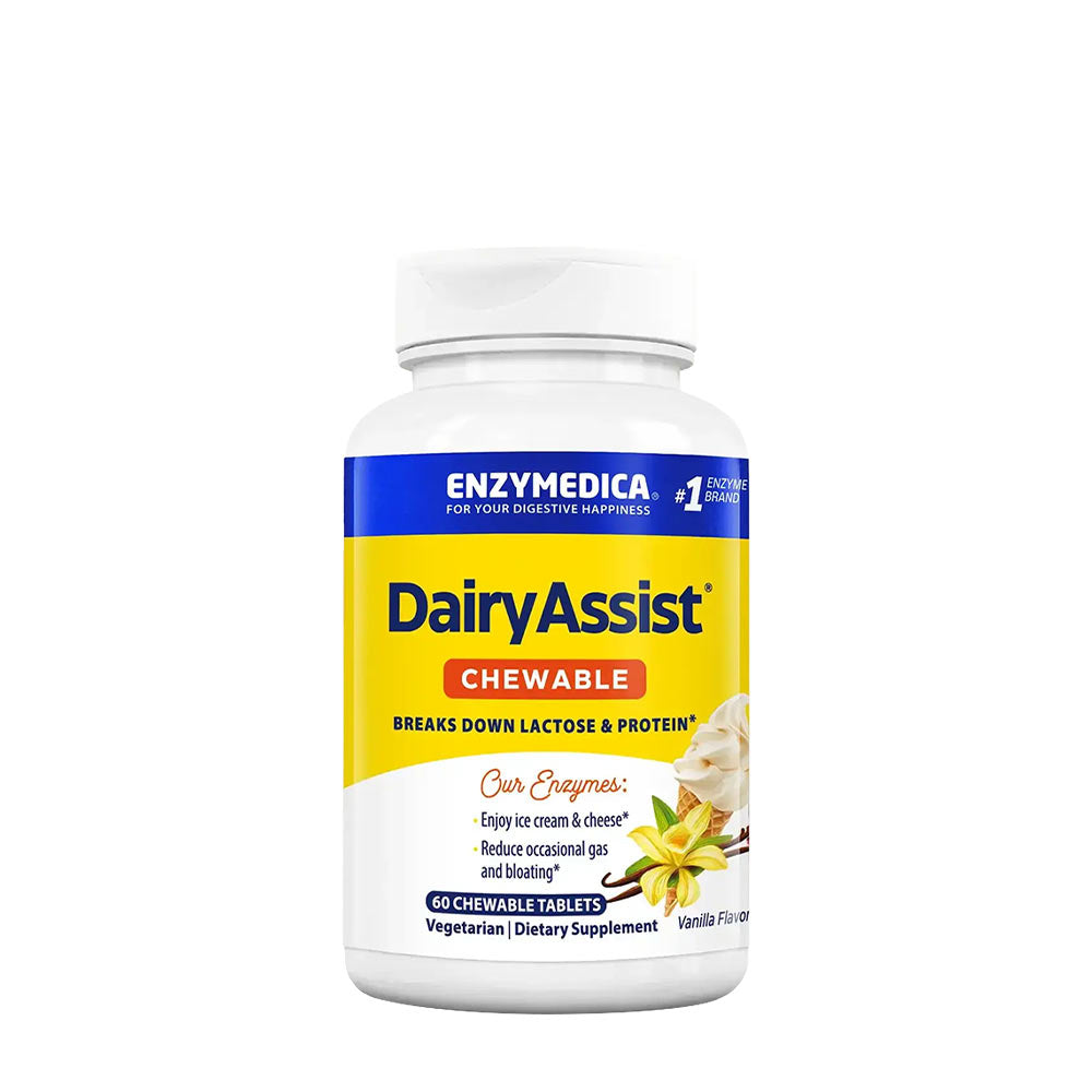 Enzymedica - Dairyassist® Gummies - Vanilje - 60 Gummies Tabs