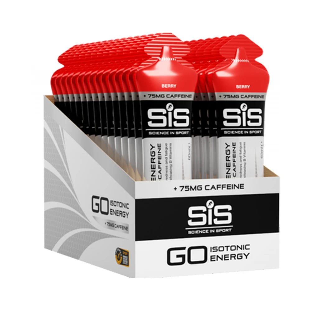 Science In Sport - GO Energy + Caffeine Gels (30x60ml)