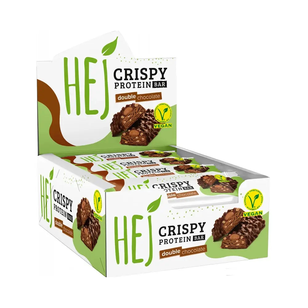 HEJ Natural - HEJ Crispy Vegan Protein Bar (12x45g)