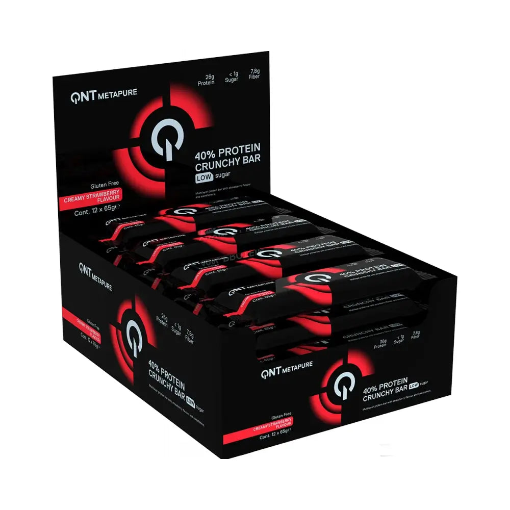 QNT LIFE - Metapure 40% Protein Crunchy Bar (12x65g)