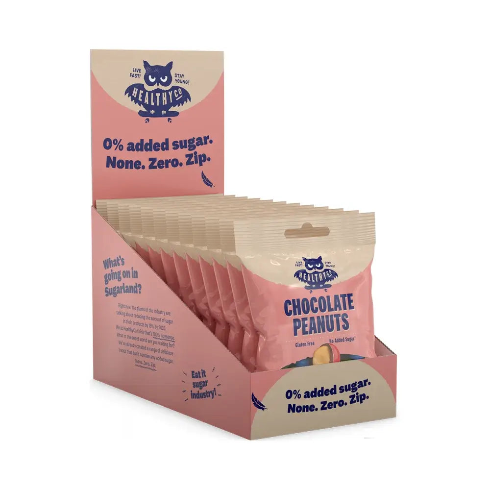 HealthyCo - Chocolate Peanuts (12x40g)