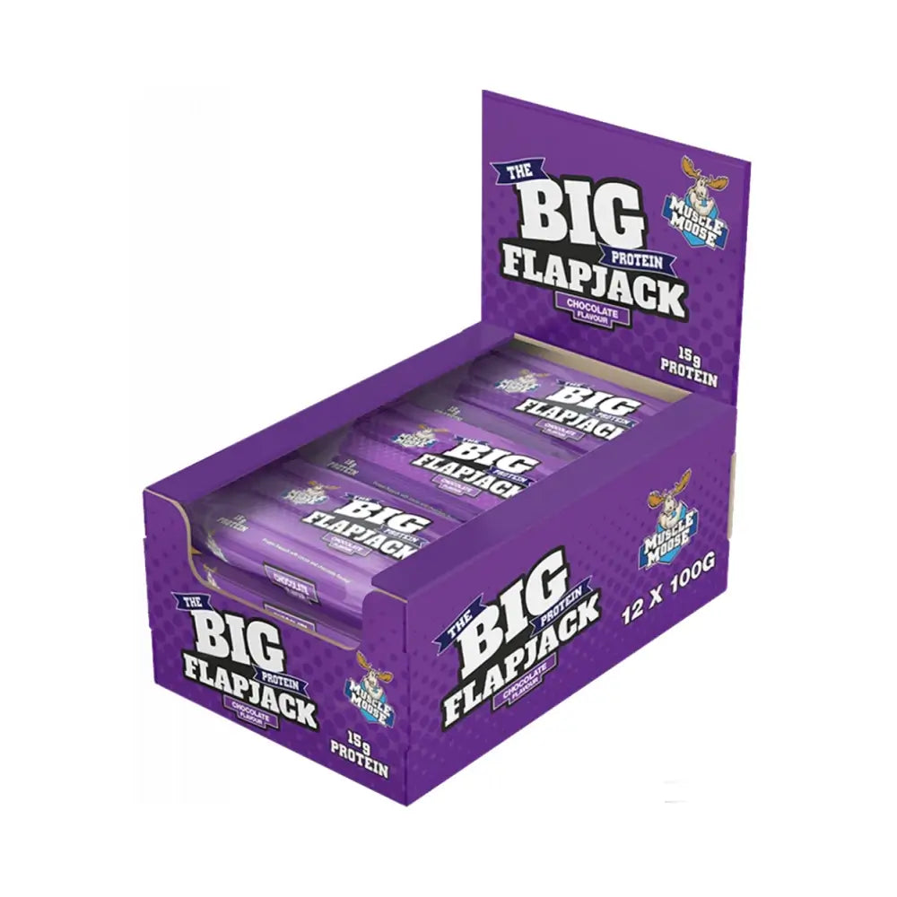Muscle Moose - Big Protein Flapjack (12x100g)