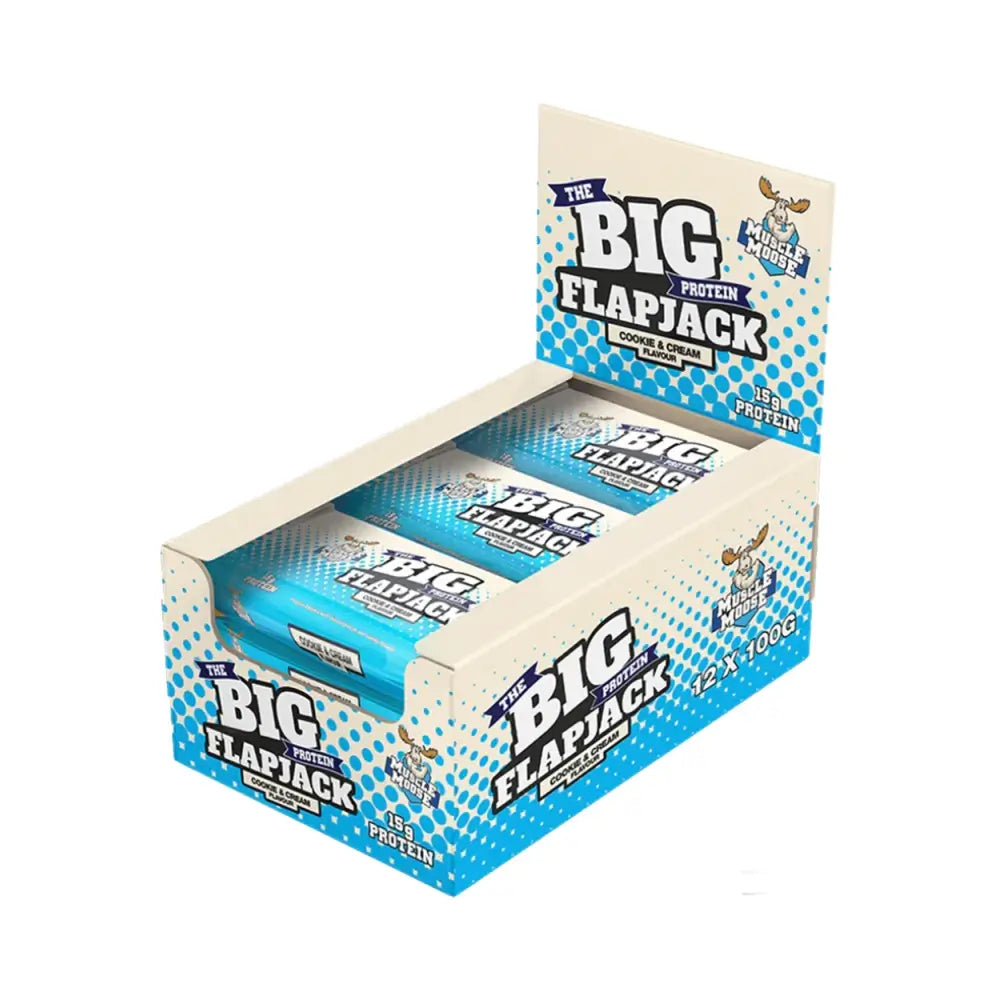 Muscle Moose - Big Protein Flapjack (12x100g)